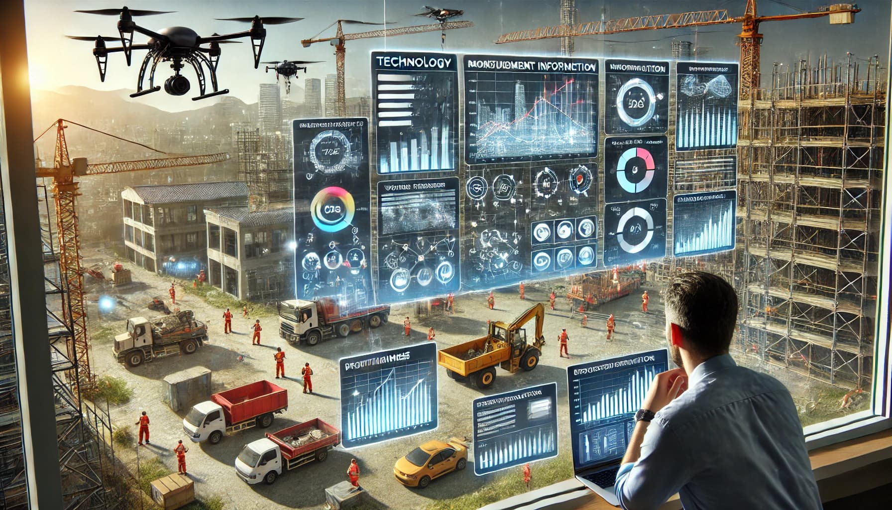 건설현장 관리 정보 가시화 및 정보 제공 기술개발