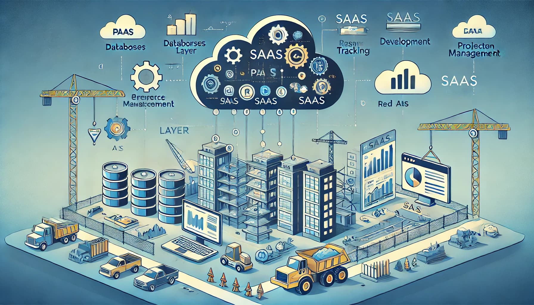 클라우드 기반 건설환경 관리 PaaS, SaaS 플랫폼 개발